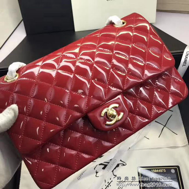 香奈兒CHANEL 升級版A1112小羊皮金銀鏈條單肩斜挎包 DSC1057